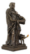 Catholic Priest Saint Dominic of Osma with Hound Dog Statue Patron Of Astronomy