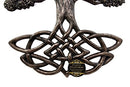 Ebros Gift Celtic Tree of Life With Symbollic Knotwork Root System Decorative Wall Plaque Figurine 13"H
