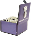 Ebros First Holy Communion Eucharist Sacrament Rosary Trinket Keepsake Glass Box