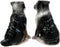 Dog Australian Shepherd Salt & Pepper Shakers Ceramic Magnetic Figurine Set 3"L