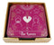 Wicca Tarot Card MDF Wood Coaster Set of 4 Tiles With Cork Backing And Holder
