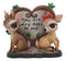 Ebros Valentines Romantic Love Deer Couple By Heart Shaped Plaque Rustic Statue