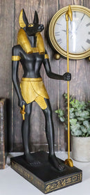 Ebros Large Classical Egyptian God Of The Dead Anubis Holding Staff Statue 16"H