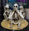 Funny Macabre See Hear Speak No Evil Skeletons Candle Aroma Oil Tart Burner