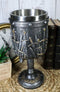 Ebros Medieval Iron Throne Of Valyrian Steel Swords Armory Wine Goblet Chalice With Dragon Scales Sword Handle Stem 12oz Dungeons And Dragons Elixir Of Life GOT Themed Accessory Party Prop Decor