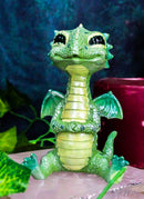 Small Collector Green Reptilia Reptile Baby Dinosaur Dragon Mini Figurine Decor