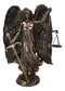 Ebros Judaic Archangel Saint Raguel Statue Angel of Justice 9.75"H Figurine