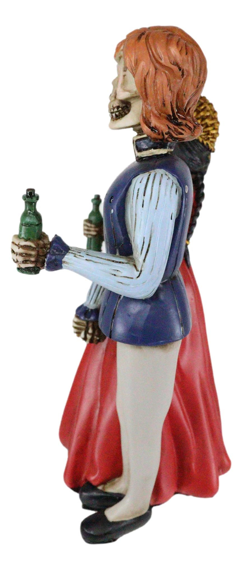 Day of The Dead Romeo And Juliet Skeleton Couple Figurine Love Never Dies Decor