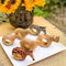 Global Crafts Mahogany Wood Animal Napkin Rings - Set of Six
