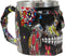 Ebros Black Day of The Dead Sugar Skull Coffee Mug 13Oz Novelty Tankard Cup
