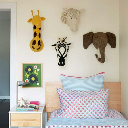 Ebros Fiona Walker England Handmade Organic Baby Animal Head Wall Decor The Originals Collection Large (Rainbow Unicorn Head) - Ebros Gift
