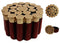 Ebros 12 Gauge Shotgun Shells Round Jewelry Box Decorative Figurine 3.5"Diameter