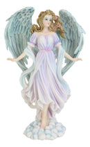 Ebros Seraphim Lavender Cherubim Heaven Glory Angel Decorative Statue 11.75"H