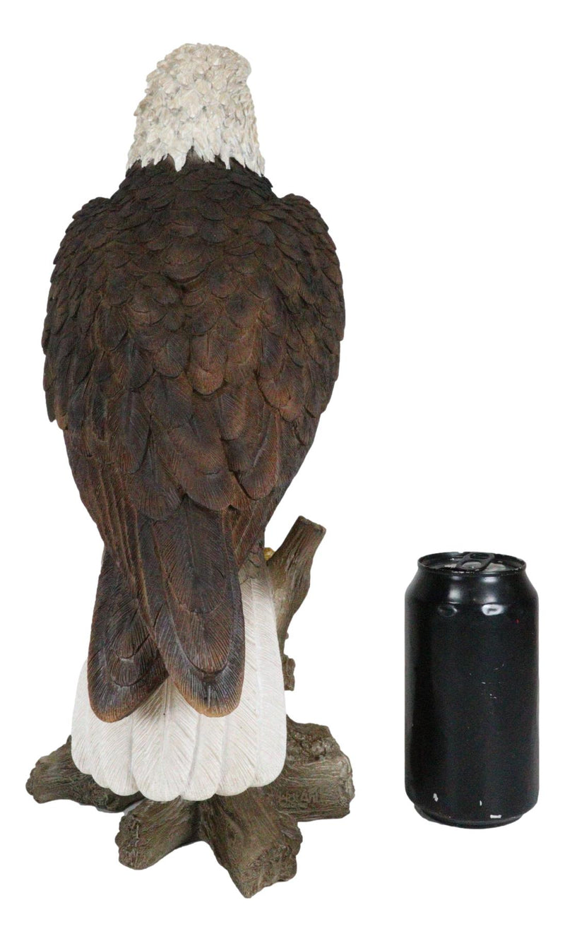 American Pride National Emblem Bald Eagle Statue 16.5"H Independence Day Glory