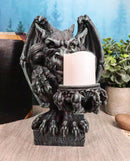 Squatting Gothic Gargoyle Candle Holder Guardian Servant Tea Light Castle Butler