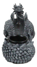 Gothic Mythical Guardian Dragon Gargoyle Incense Stick And Taper Candle Holder
