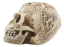 Ossuary Mayan Bone Cream Death Warrior Tribal Tattoo Skull Skeleton Figurine 4"H