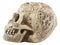 Ossuary Mayan Bone Cream Death Warrior Tribal Tattoo Skull Skeleton Figurine 4"H