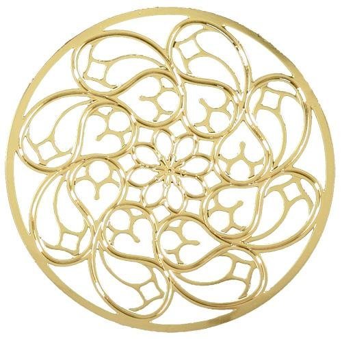 Ebros Milian Cathedral Rose Window Ornament 2.75"Diameter