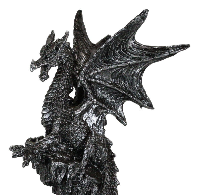 Wizards Dungeons and Dragons Saurian Dragon Electric Plasma Ball Lamp Statue