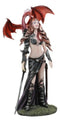 Furionchires Red Haired Witch Warrior With Juvenile Dragon Statue Nene Thomas