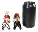 Ebros French Basset Hound Chef And Butler Dogs Ceramic Salt And Pepper Shakers Set