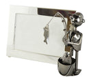 Ebros Marine Fisherman Metal Sculpture 5"X7" Picture Frame Vertical Horizontal Display
