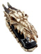 Ebros Skeleton Bone Dragon Head Stapler 6.75"L Office Desktop Accessory Decor