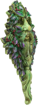 Ebros Celtic Winter Solstice Greenman Hanging Wall Decor Plaque 12.75" High