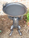 Ebros Crouching Whimsical Rabbit Holding Tray Bird Feeder Garden Cast Iron Statue 22"H