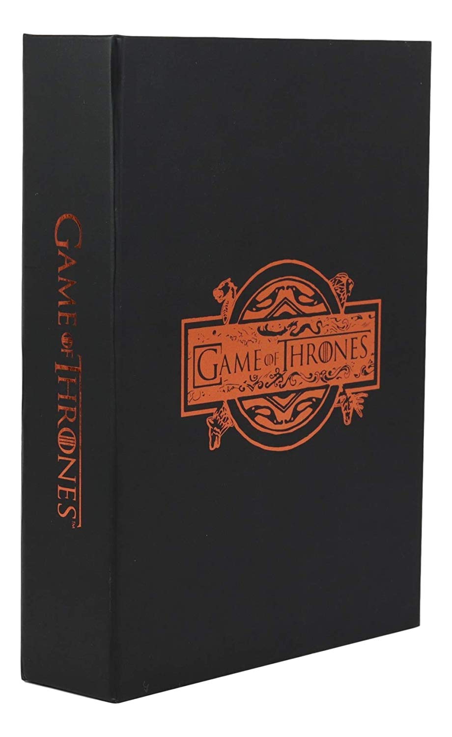Game of Thrones The Iron Throne And Stag Lion Wolf Dragon Embossed Journal 5"x7" - Ebros Gift
