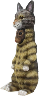 Ebros Dupers Collection Mouse Rat Disguising As A Tabby Cat Statue 5.25" Tall