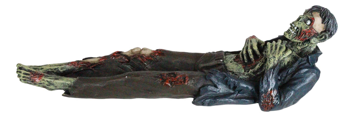 Ebros Gift Zombie Walking Dead With Ripped Chest Stick Incense Burner Figurine 9.5" Long - Ebros Gift