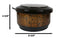 Large Japanese Restaurant Grade Gold Ohitsu Rice Container Serving Bowl & Scoop