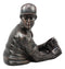 Ebros Focus Home Run Batting Baseball Player Wine Holder Statue 9.5" Long