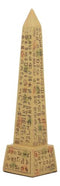 Ebros Egyptian Temple of Ra Sand Desert Obelisk With Hieroglyphs Statue 8" Tall