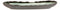 Pack Of 5 Ceramic Long Dinner Entree Wavy Oval Concave Platter Plate 13.25"L
