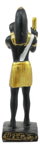Egyptian God Of Technology Wisdom Thoth Dollhouse Miniature Statue Gods Of Egypt - Ebros Gift