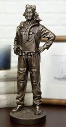 World War II Airman Aircraft Carrier Fighter Jet Pilot Statue Battle Of Midway