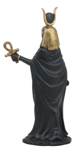 Ebros Egyptian Goddess Hathor Statue 11"H Deity Of Motherhood Joy Love Feminism - Ebros Gift