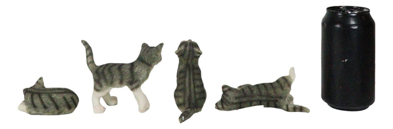 Crazy For Cats Four Playful Kitten Statues Adorable Kitty Cat Animal Figurines