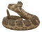 Ebros Realistic Diamondback Rattlesnake Hand Painted Taxidermy Statue 8.25"Long