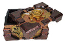 Ebros Steampunk Romantic Gearwork Heart Decorative Box Figurine 5.25"L