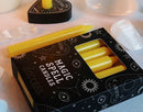 Yellow Success Victory Pack of 12 Wicca Occult Witch Ritual Spell Chime Candles