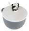 You're Special Peekaboo Panda Bear Gray Ceramic Coffee Mug W/ Spoon And Lid Set