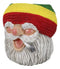 Whimsical Smoking Rastafarian Reggae Gypsy Gnome Stationery Pen Holder Figurine