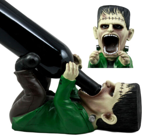 Prometheus Dr Victor Frankenstein Wine Holder Figurine 10.25"L Halloween Party