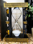 Egyptian King Pharaoh Tutankhamun And Queen Nefertiti Sandtimer Desktop Figurine