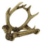 Rustic Western 8 Point Buck Deer Antlers Toilet Paper Holder Bathroom Wall Decor