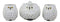 Ebros Whimsical White Fat Snow Owl Ceramic 16oz Tea Pot With 2 Cups Set Owls Decor